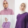 Baju Ungu Cocok dengan Jilbab warna Apa, ya?