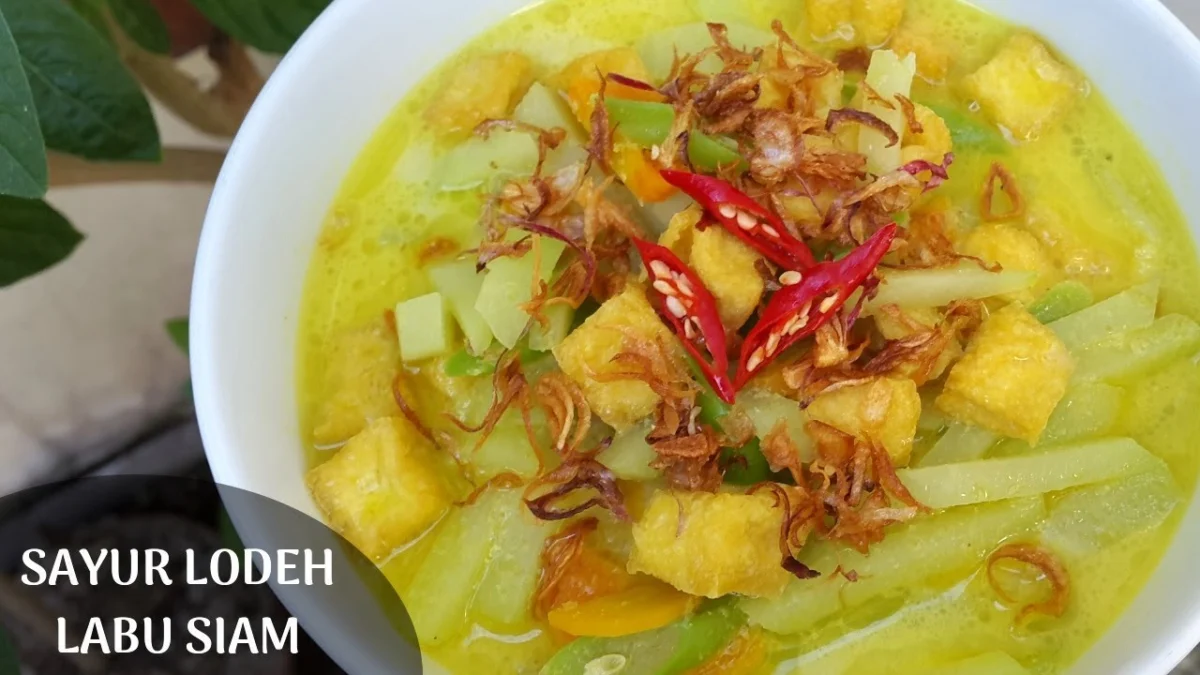 Sayur Lodeh Labu Siam Makanan yang enak buat kamu konsumsi