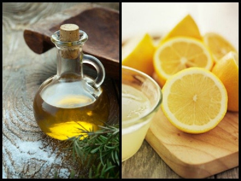 minyak zaitun campur lemon