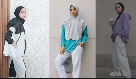 outfit olahraga hijab