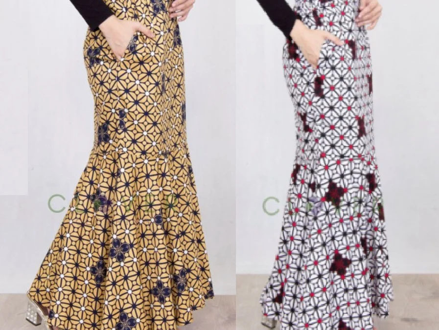 Model Rok Panjang Batik