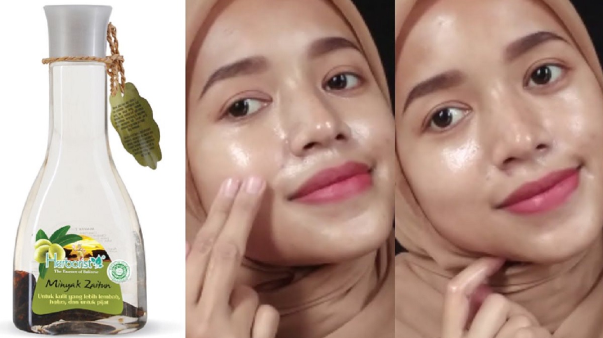 cara gunakan minyak zaitun untuk wajah