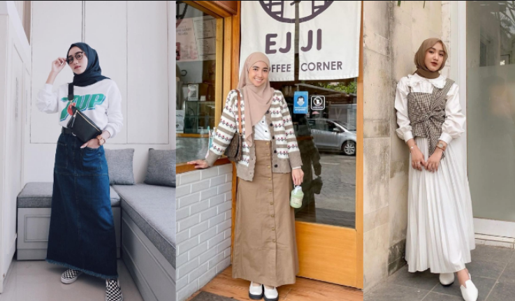 outfit hijab kekinian