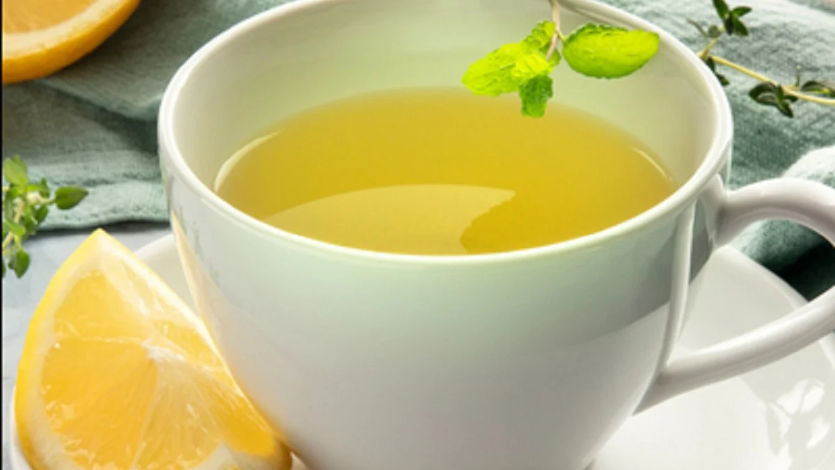 teh hijau dan lemon