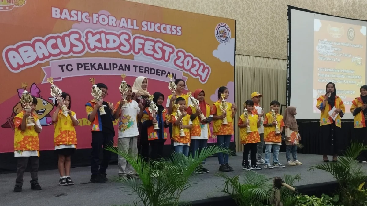 ISTIMEWA POTENSI ANAK: Sempoa SIP TC Pekalipan Terdepan mengadakan kegiatan internal bertajuk Abacus Kids Fest 2024.