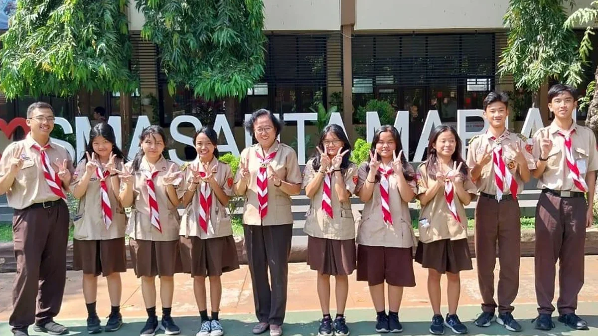 Siswa SMA Santa Maria 1 Cirebon lolos Seleksi Nasional Berbasis Prestasi (SNBP). 